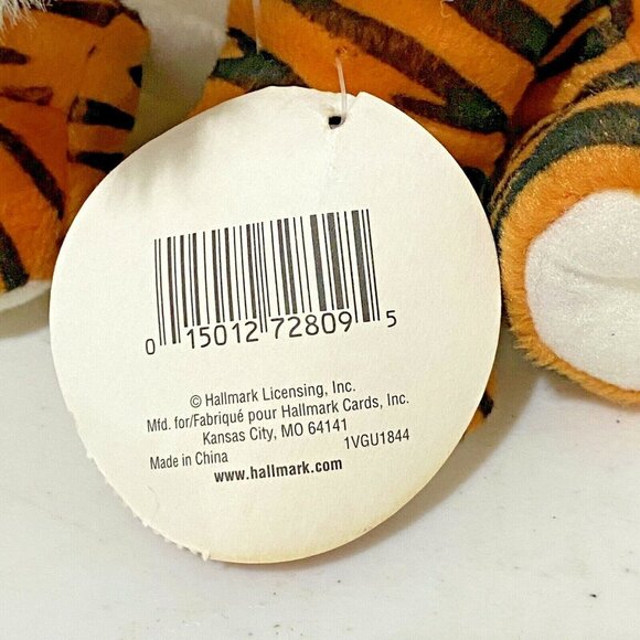 Hallmark Plush Baby Tiger Cub 6" Stuffed Animal Striped Cat - Picture 7 of 7